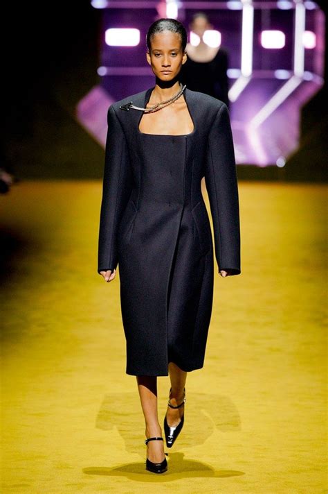 The glamorous minimalism of Prada's FW22 collection 